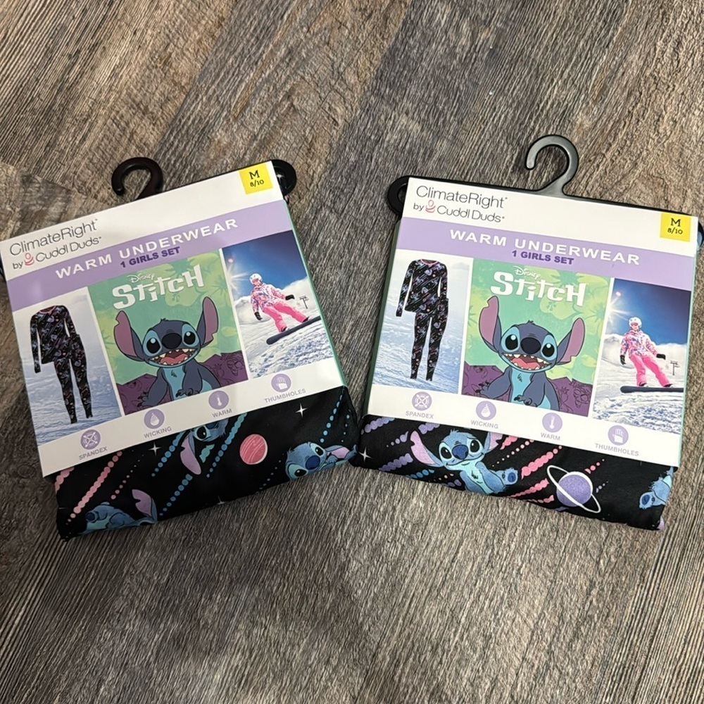 2 set warm underwear for girls